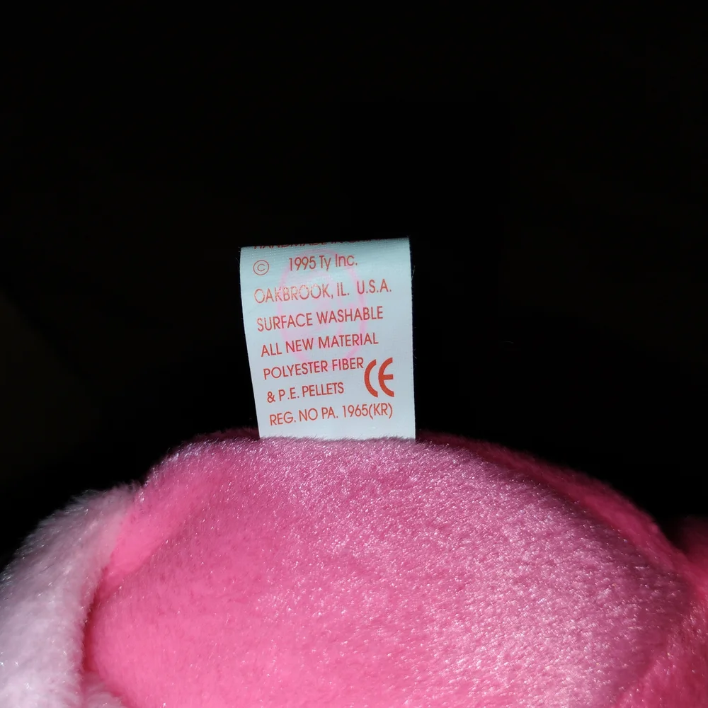 Ty Pink and Orange Flamingo Plush Toy With Errors!
